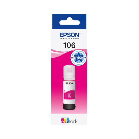 Epson 106 EcoTank Magenta, Bouteilles d'encre d'origine, ET-7700 ET-7750