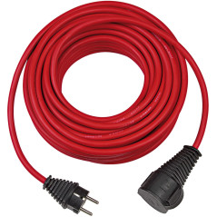 Brennenstuhl 1167830 Cordon prolongateur pour Chantier IP44, Rouge, 25 m