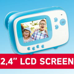 AGFAPHOTO Realikids Instant Cam Bleu - Appareil Photo pour Enfant