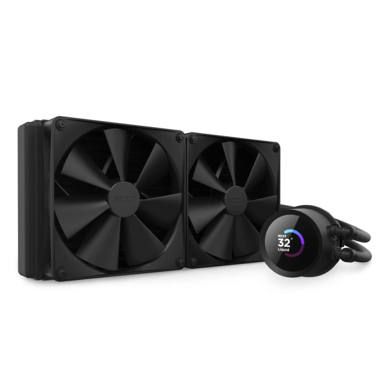 NZXT Kraken 280 - RL-KN280-B1 - Refroidissement liquide CPU AIO 280 mm - Écran LCD 1,54" personnalisable - Pompe haute performan NZXT Kraken 280 - RL-KN280-B1 - Refroidissement liquide CPU AIO 280 mm - Écran LCD 1,54" personnalisable - Pompe haute performan