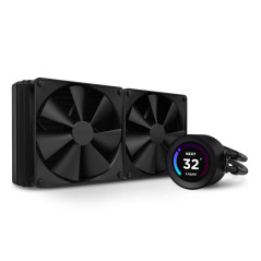 NZXT Kraken Elite 280 - RL-KN28E-B1-280mm AIO CPU Cooler - Customizable 2.36" LCD Display - High Performance Pump - 2 x F140P Fa