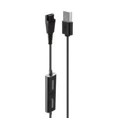 Jabra Lindy 42750 Adaptateur pour casque USB Type A vers Quick Disconnect
