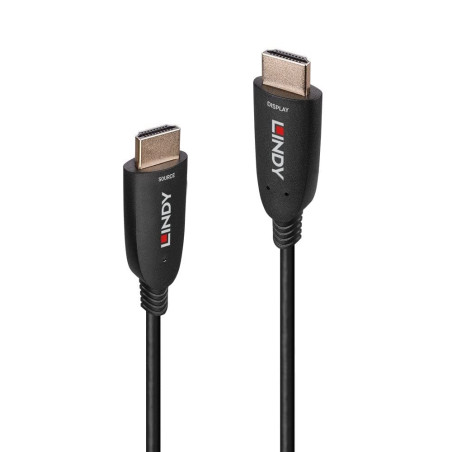LINDY Câble HDMI OPTIC HYBRID Noir