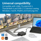 Kensington MD120U4 - Station d'Accueil USB4 avec 2 Sorties Vidéo 8K / Thunderbolt 3 & 4 / Transfert d'Alimentation 100W / 2 Port Kensington MD120U4 - Station d'Accueil USB4 avec 2 Sorties Vidéo 8K / Thunderbolt 3 & 4 / Transfert d'Alimentation 100W / 2 Port