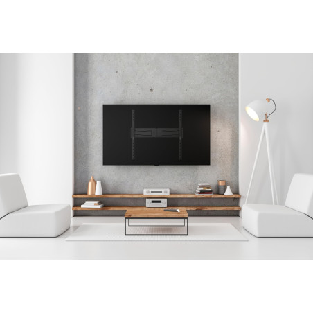 Meliconi - Support TV Mural Fixe FS 400 Flat FB - pour TV 40" à 65" - VESA 200/300/400
