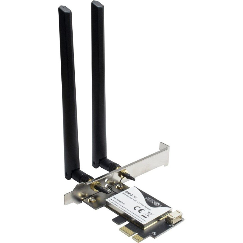 Inter-Tech DMG-35 Interne WLAN/Bluetooth 3000 Mbit/s Inter-Tech DMG-35 Interne WLAN/Bluetooth 3000 Mbit/s