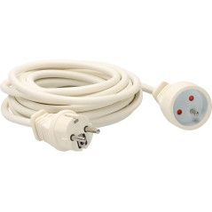 Brennenstuhl Rallonge 10m de câble (Utilisation en intérieur) 1168461 Blanc