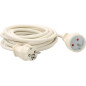Brennenstuhl Rallonge 10m de câble (Utilisation en intérieur) 1168461 Blanc
