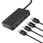 LogiLink Hub USB 3.2 (Gen1) 4 Ports avec Protection Contre Les surintensités et Les surtensions LogiLink Hub USB 3.2 (Gen1) 4 Ports avec Protection Contre Les surintensités et Les surtensions