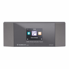 Albrecht DR 463 Adaptateur pour Radio Internet Dab+, FM Bluetooth, DLNA, Radio Internet, WiFi Compatible DLNA Argent