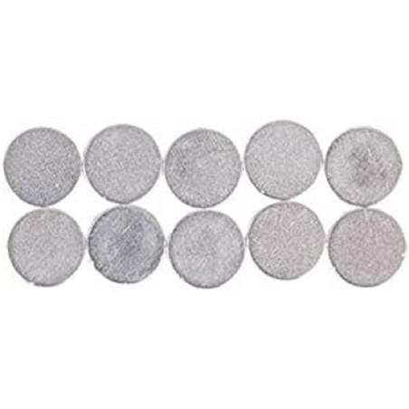 Rayher 69248000 Aimants autocollants 10 pces 10 mm ø, p. cuisine, bureau, nature