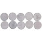 Rayher 69248000 Aimants autocollants 10 pces 10 mm ø, p. cuisine, bureau, nature Rayher 69248000 Aimants autocollants 10 pces 10 mm ø, p. cuisine, bureau, nature