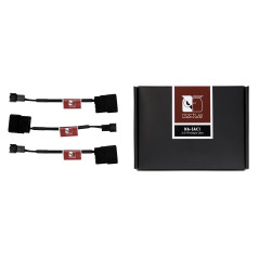 Noctua NA-SAC1, Adaptateurs 3 vers 4 Broches pour Ventilateurs de PC (Noir)