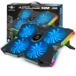 Spirit Of Gamer, Refroidisseur PC Portable 10" à 17", 4 Ventilateurs Silencieux, Compatible PS5, PS4, Xbox & PC, Plaque de Refro