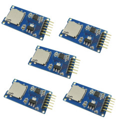 Aihasd 5PCS SPI Lecteur Micro Memoire SD TF Carte memoire Carte Module Bouclier