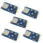Aihasd 5PCS SPI Lecteur Micro Memoire SD TF Carte memoire Carte Module Bouclier Aihasd 5PCS SPI Lecteur Micro Memoire SD TF Carte memoire Carte Module Bouclier