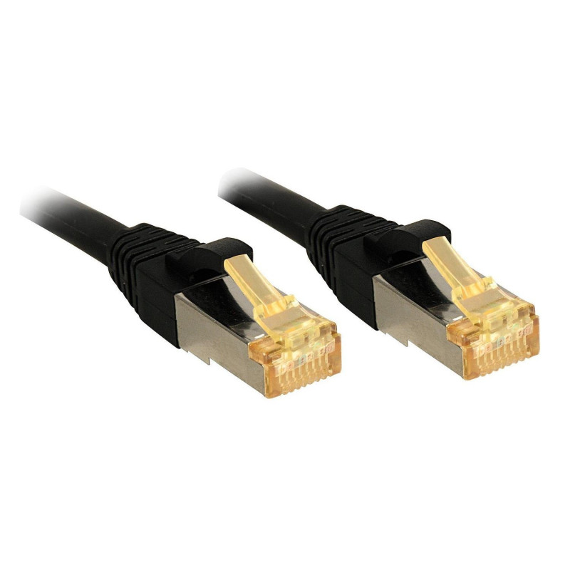 Lindy Câble réseau Cat.7 S/FTP, cuivre, LSOH, 600MHz, Noir, 2m