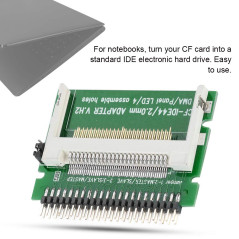 ASHATA CF à 2,5 Pouces IDE HDD 44Pin, Carte mémoire Compact Flash CF à 2,5 Pouces IDE IDE pour Ordinateur Portable Carte Adaptat