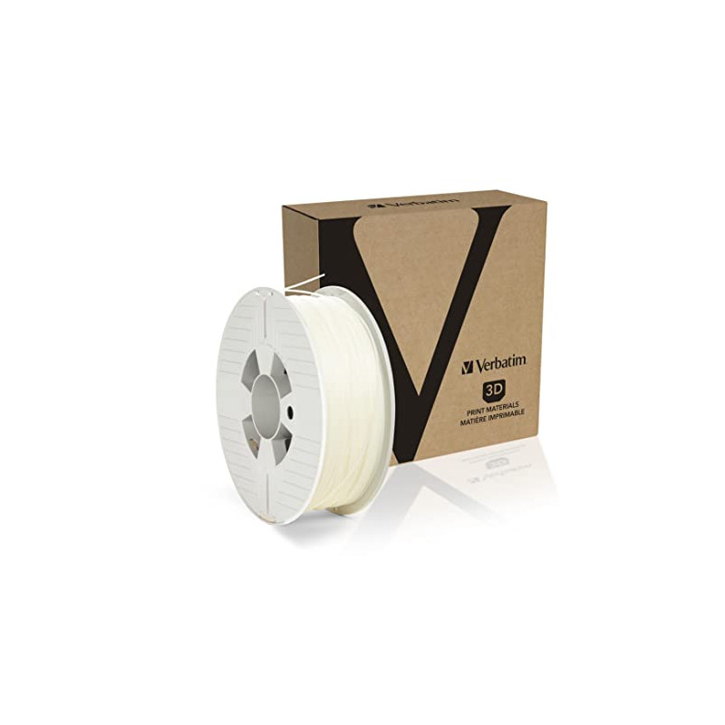 VERBATIM PP Filament Haute Performance en polypropylène avec Une épaisseur de 1,75 mm, 500 g, Transparent VERBATIM PP Filament Haute Performance en polypropylène avec Une épaisseur de 1,75 mm, 500 g, Transparent