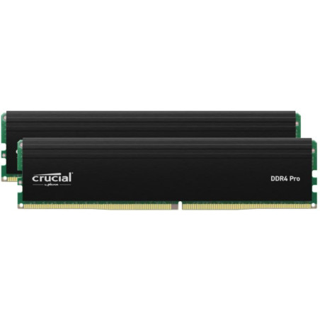 Crucial Pro RAM DDR4 64Go Kit (2x32Go) 3200MHz, Intel XMP 2.0, PC Mémoire - CP2K32G4DFRA32A