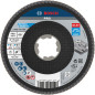 Bosch 1x Plateau à lamelles PRO Metal X571, version bombée pour X-Lock (pour Acier, Acier inoxydable, Ø 115 mm, Grain 60, Profes Bosch 1x Plateau à lamelles PRO Metal X571, version bombée pour X-Lock (pour Acier, Acier inoxydable, Ø 115 mm, Grain 60, Profes