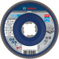 Bosch 1x Plateau à lamelles PRO Metal X571, version plate pour X-Lock (pour Acier, Acier inoxydable, Ø 115 mm, Grain 80, Profess Bosch 1x Plateau à lamelles PRO Metal X571, version plate pour X-Lock (pour Acier, Acier inoxydable, Ø 115 mm, Grain 80, Profess