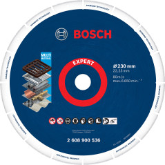 Bosch Accessories 1x Disque à tronçonner de grande taille Expert Diamond Metal Wheel (pour Fonte, Ø 230 mm, Accessoire Grande me