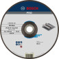 Bosch 1x Disque abrasif PRO Metal Longlife pour grande meuleuse angulaire et alésage 22,23 mm (pour Acier, Ø 230 mm, Professiona Bosch 1x Disque abrasif PRO Metal Longlife pour grande meuleuse angulaire et alésage 22,23 mm (pour Acier, Ø 230 mm, Professiona