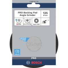 Bosch 1x Plateau de ponçage dur PRO Backing Pad Hard , X-Lock (Ø 125 mm, Professional Accessoire Petite meuleuse angulaire)