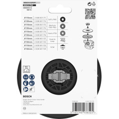 Bosch 1x Plateau de ponçage dur PRO Backing Pad Hard , X-Lock (Ø 125 mm, Professional Accessoire Petite meuleuse angulaire)