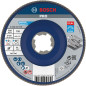 Bosch 1x Plateau à lamelles PRO Metal X571, version bombée pour X-Lock (pour Acier, Acier inoxydable, Ø 125 mm, Grain 120, Profe Bosch 1x Plateau à lamelles PRO Metal X571, version bombée pour X-Lock (pour Acier, Acier inoxydable, Ø 125 mm, Grain 120, Profe
