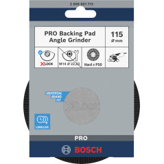 Bosch 1x Plateau de ponçage dur PRO Backing Pad Hard , X-Lock (Ø 115 mm, Professional Accessoire Petite meuleuse angulaire)