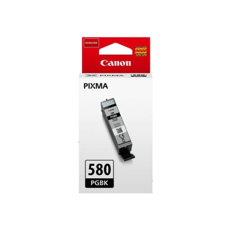 Canon PGI-580 Cartouche PGBK Noire Pigmenté (Emballage Carton) & CLI-581 Cartouche C Cyan (Emballage Carton)