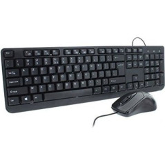 Mobility Lab - Pack Clavier + Souris Gamma Combo Filaire USB ML309415 Noir