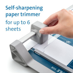 Dahle Rogneuse 508 Modèle 2020 (Capacité de Coupe jusqu'à 6 Feuilles, DIN A3, 460mm de Coupe, Auto-Affûtante, Pression Automatiq