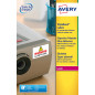 AVERY - 800 Étiquettes Ultra-Adhésives Personnalisables Polyester - Format 45,7 x 25,4 mm - Impression Laser