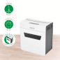 Leitz IQ 80930000 3M Premium - Destructeur de Documents Coupe Micro Sécurité P5, Capacité 3 Feuilles, Corbeille 10 litres, Blanc Leitz IQ 80930000 3M Premium - Destructeur de Documents Coupe Micro Sécurité P5, Capacité 3 Feuilles, Corbeille 10 litres, Blanc