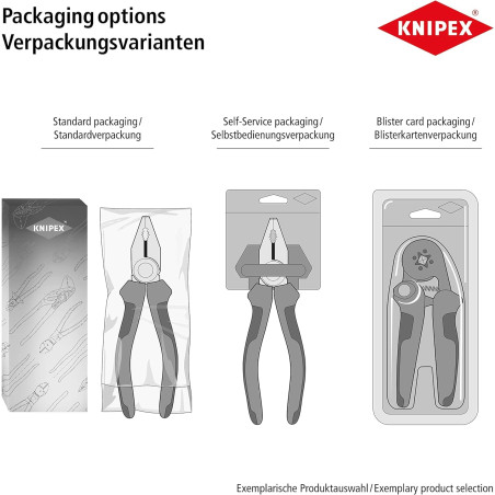 KNIPEX Tournevis pour vis à tête cruciforme Phillips poignée isolante bi-matière, certifiée VDE 162 mm, 98 24 00
