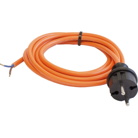 as - Schwabe PUR Cordon d'Alimentation pour Chantier de 3 m Câble Robuste 230V, 16A avec Gaine Extérieure en Polyuréthane H07BQF