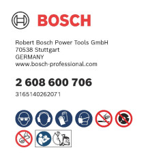 Bosch 1x Disque à tronçonner PRO Metal Longlife pour tronçonneuse thermique et alésage 20 mm (pour Acier, Ø 305 mm, Professional