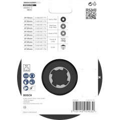 Bosch Accessories 2608601724 Plateau de Ponçage SCM (avec Tige de Centrage, X-LOCK, Ø 125 mm)