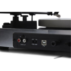 Aiwa APX-680BT: Tourne-Disque Bluetooth, 2 Vitesses 33/45 TR/Min, Capsule en Aluminium magnétique, Bras équilibré