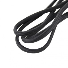 Rallonge électrique Textile 1.5m - Noir - Chacon