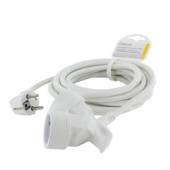 Prolongateur Double tête 5m - Blanc - Chacon