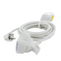 Prolongateur Double tête 5m - Blanc - Chacon