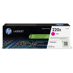 HP 220X Toner LaserJet Magenta Authentique pour imprimante Color LaserJet Pro 4202dn/4202dw Color LaserJet Pro MFP 4302dw/4302fd