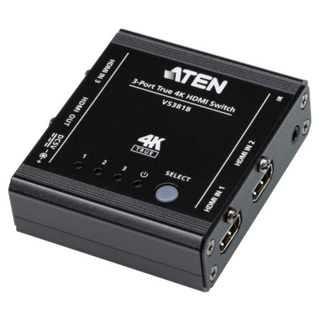 ATEN VS381B Commutateur HDMI 3 Ports True 4K