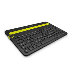 Logitech K480 Noir, Vert Bluetooth Russe