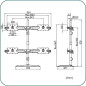 Aavara DS410 60" Fixed flat panel floor stand Noir socle d'écrans plats - Socles d'écrans plats (Noir, Fixed flat panel floor st