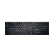 CHERRY KW X ULP, Clavier mécanique Haut de Gamme Ultra-Plat, Disposition française (AZERTY) Clavier Compact Multi-appareils Jusq